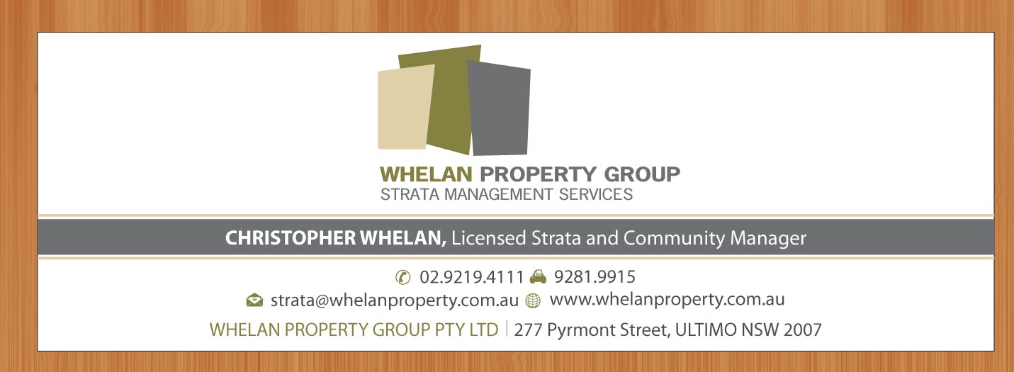 Diseño de Papelería por Sbss para Whelan Property Group | Diseño #2076197