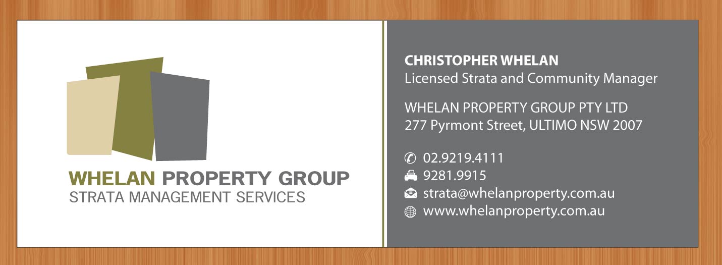 Diseño de Papelería por Sbss para Whelan Property Group | Diseño #2076198