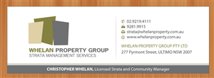 Diseño de Papelería por Sbss para Whelan Property Group | Diseño: #2076203