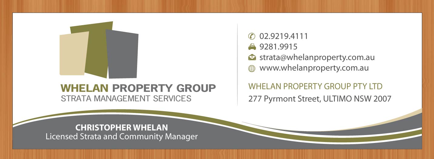 Stationery Design by Sbss for Whelan Property Group | Design #2076205