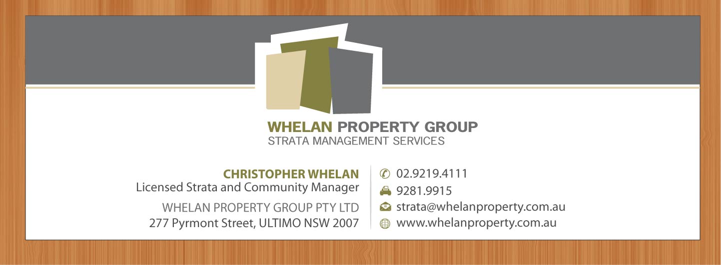 Stationery Design by Sbss for Whelan Property Group | Design #2076365