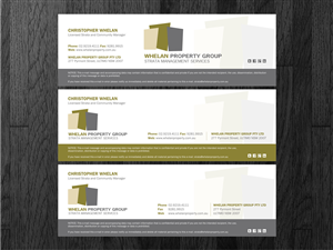 Diseño de Papelería por Atvento Graphics para Whelan Property Group | Diseño: #2063770