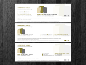 Diseño de Papelería por Atvento Graphics para Whelan Property Group | Diseño: #2091494