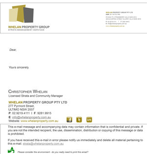 Schreibwaren-Design von Jay für Whelan Property Group | Design #2054809