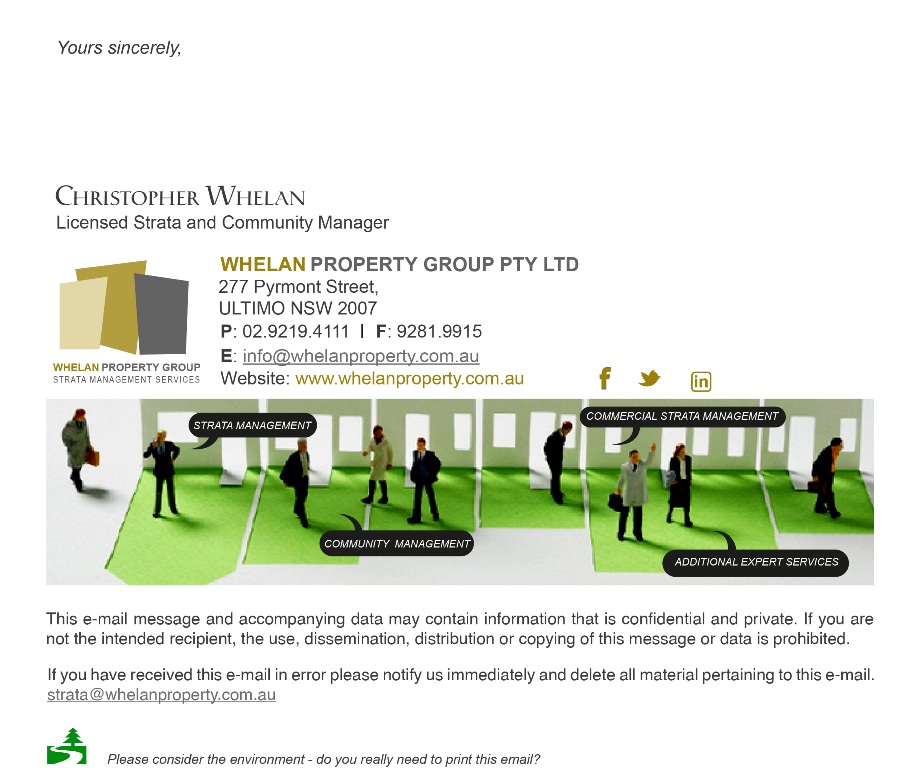 Conservative, Professional, It Company Stationery Design for Whelan Property Group by Jay