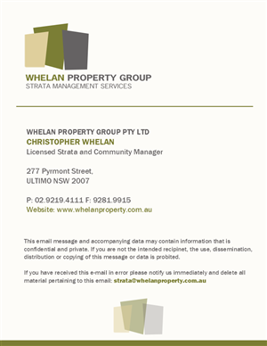 Schreibwaren-Design von sgarchdesign für Whelan Property Group | Design #2090380