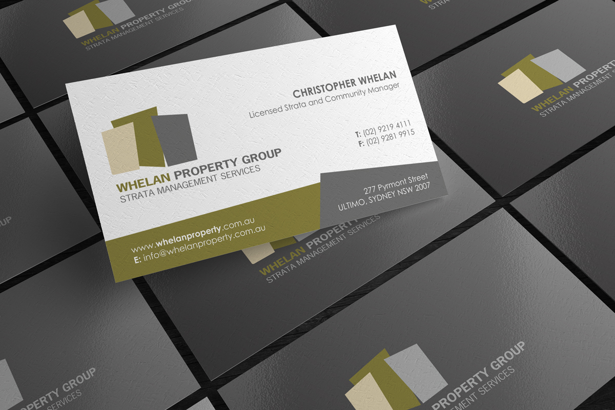 Design de Papeterie par logodentity pour Whelan Property Group | Design #2054571