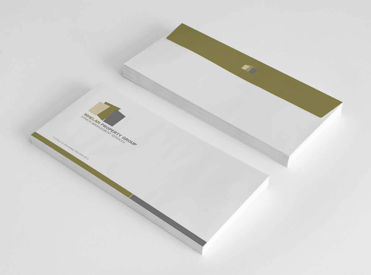Conservative, Professional, It Company Stationery Design for Whelan Property Group by