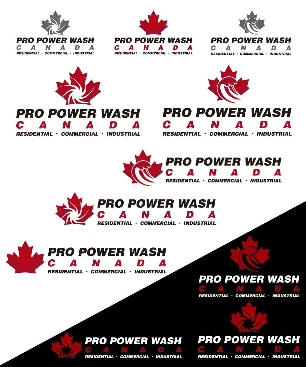 Diseño de Logo por StudioD™ para Pro Power Wash Canada | Diseño #2130798