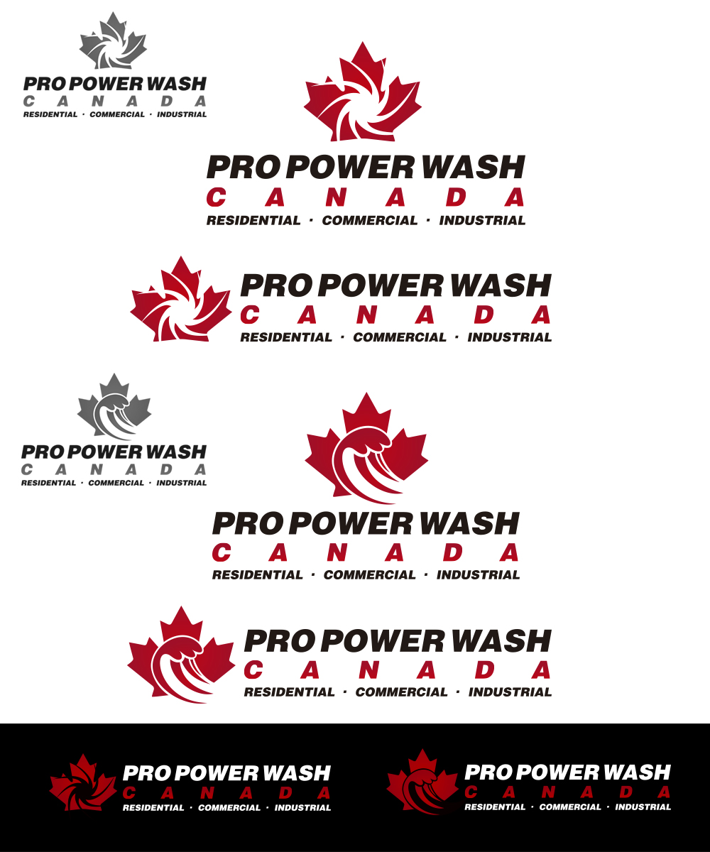 Logo Design by StudioD™ for Pro Power Wash Canada | Design #2131009