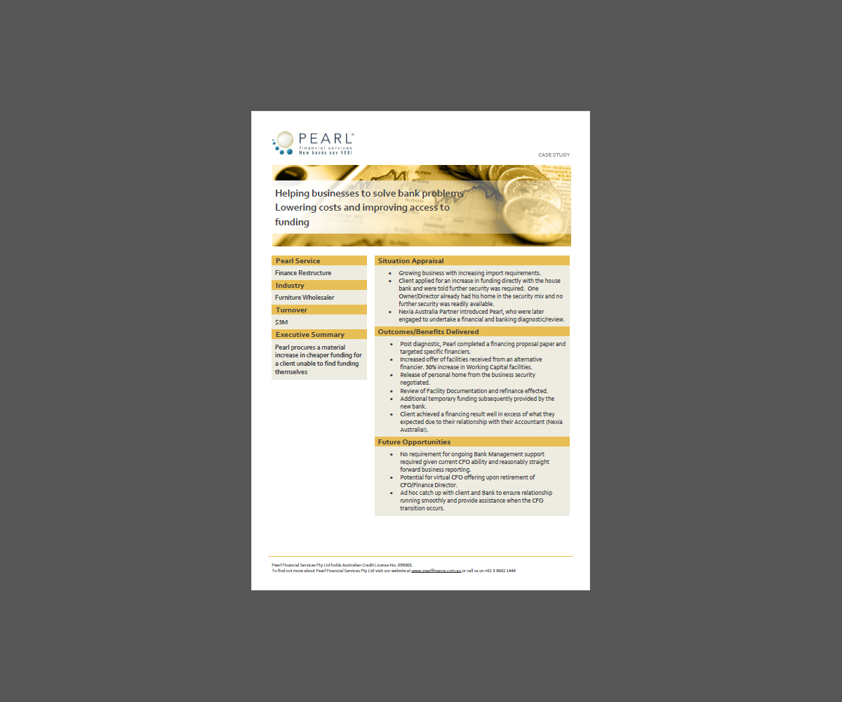 Flyer Design by HXeight for Pearl Financial Services Pty Ltd | Design #2064367