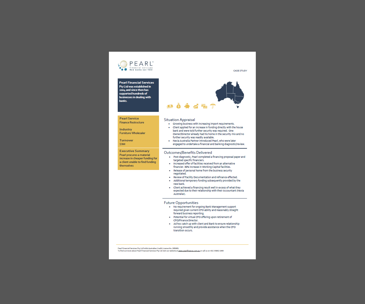 Flyer Design by HXeight for Pearl Financial Services Pty Ltd | Design #2065754