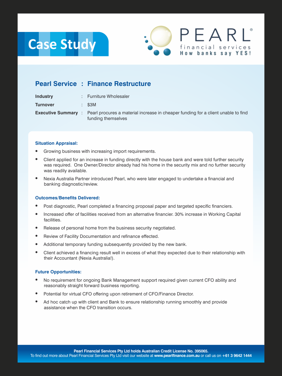 Flyer Design by nng for Pearl Financial Services Pty Ltd | Design #2057986