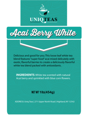Modern Label for Loose Tea pouches on 4.5x6 Label  | Diseño de Empaque por DesignGenie