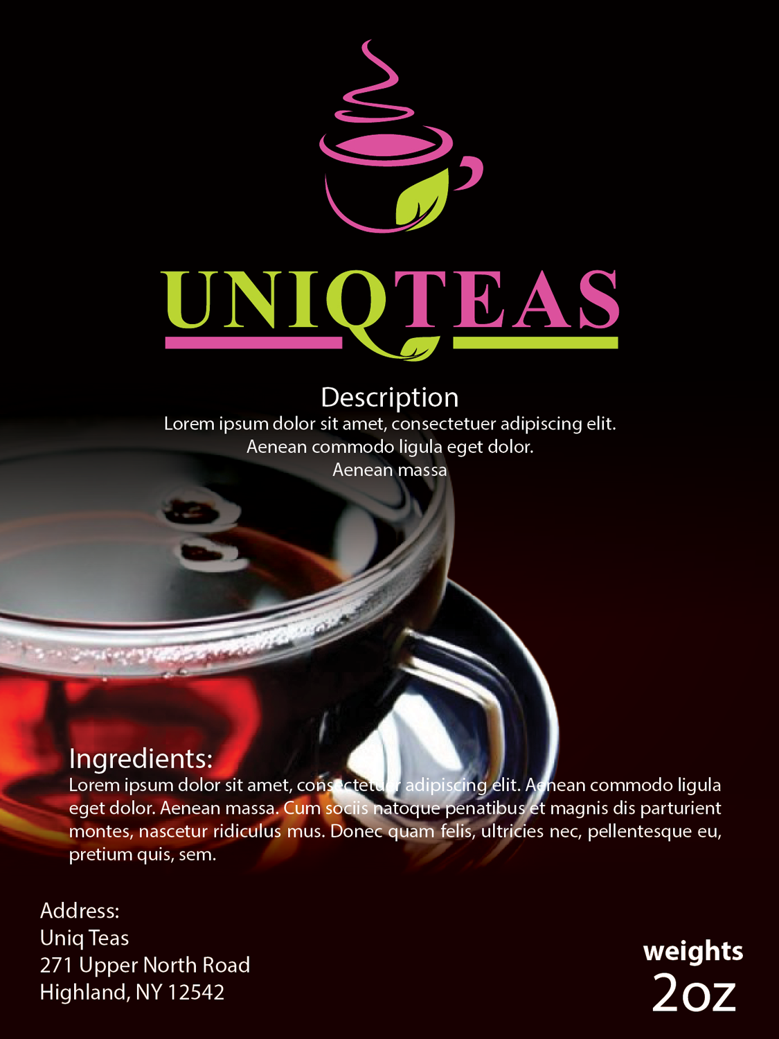 Packaging Design by Rajith Shantha Caldera for Caraway Tea Company, LLC | Design #9370360