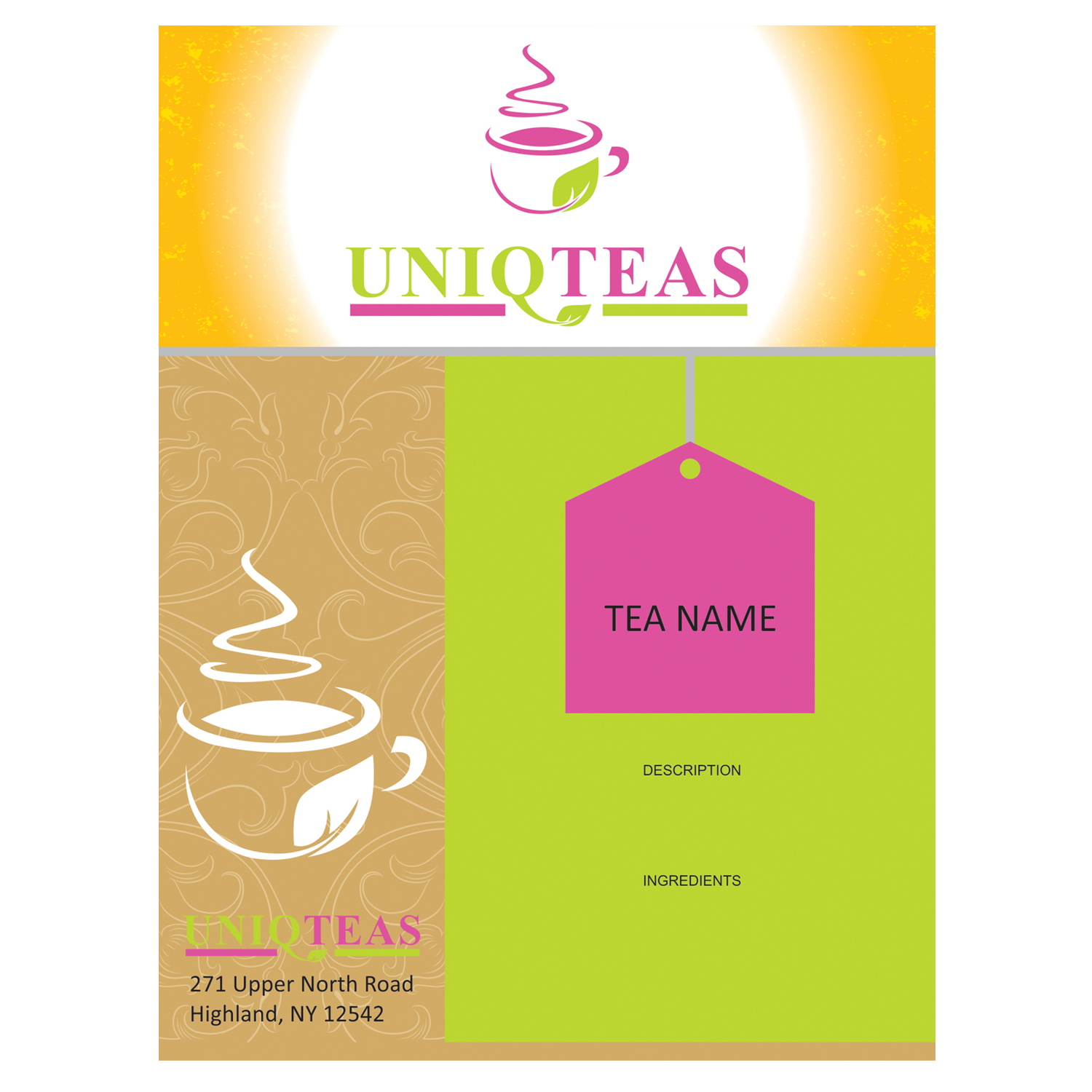 Packaging Design by Vishal Vishwakarma  for Caraway Tea Company, LLC | Design #9373375