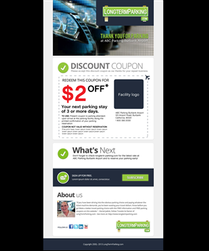 Web Design by Sucre for LongtermParking.com | Design: #2072892