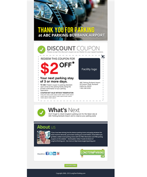 Web Design by Sucre for LongtermParking.com | Design: #2088673