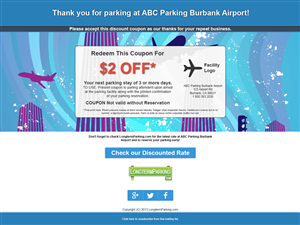 Web Design by Azenko for LongtermParking.com | Design: #2064828