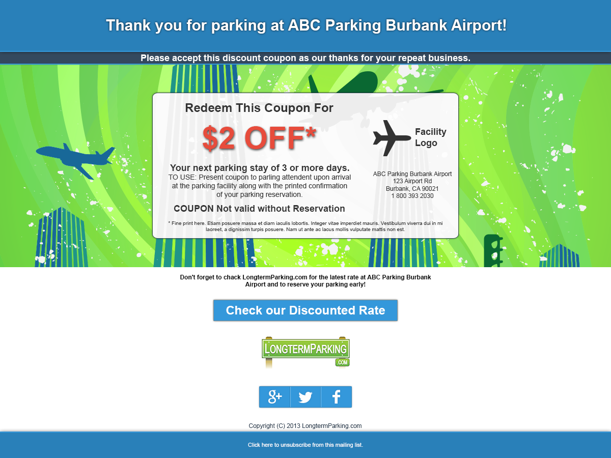 Web Design par Azenko pour LongtermParking.com | Design #2064843