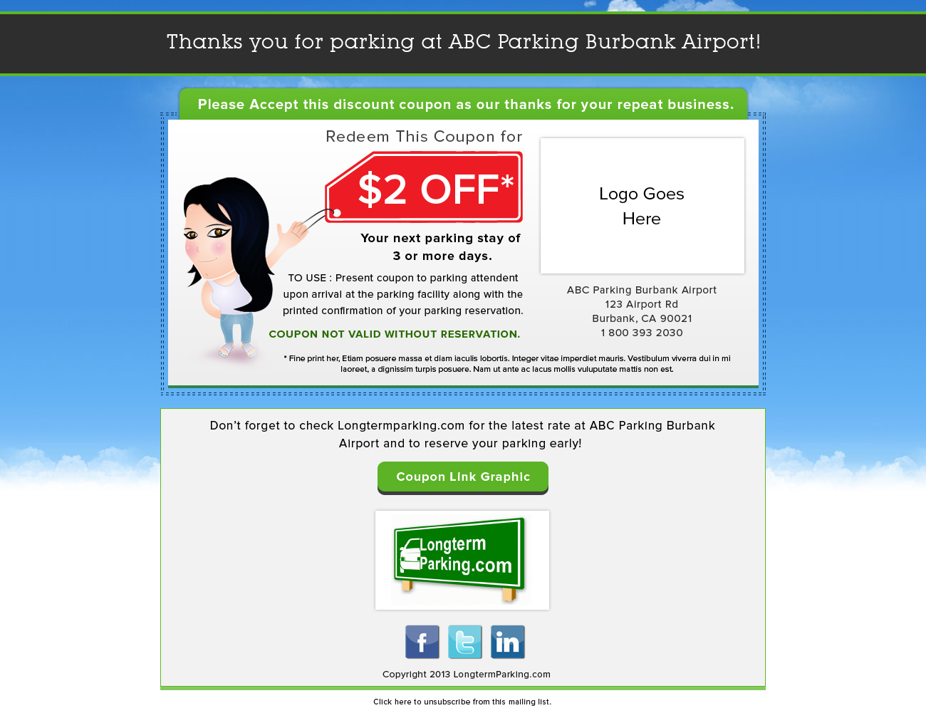 Web Design by sandeepkhunt for LongtermParking.com | Design #2050609