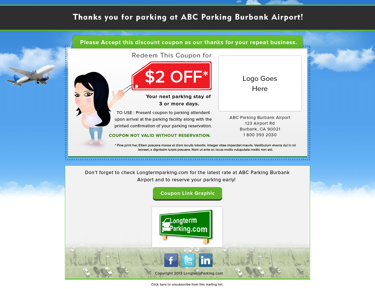 Web Design by sandeepkhunt for LongtermParking.com | Design #2050614