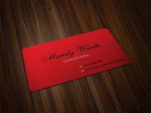 Business Card Design by Scorpius design for Mandy Wurth Consulting | Design: #2050566