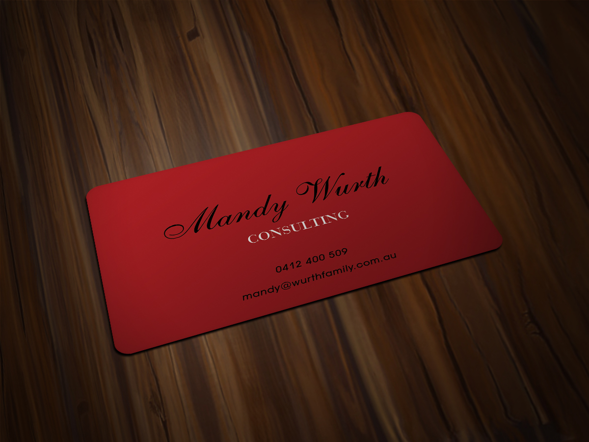 Business Card Design by Scorpius design for Mandy Wurth Consulting | Design #2050571