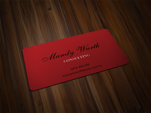Business Card Design by Scorpius design for Mandy Wurth Consulting | Design: #2050571