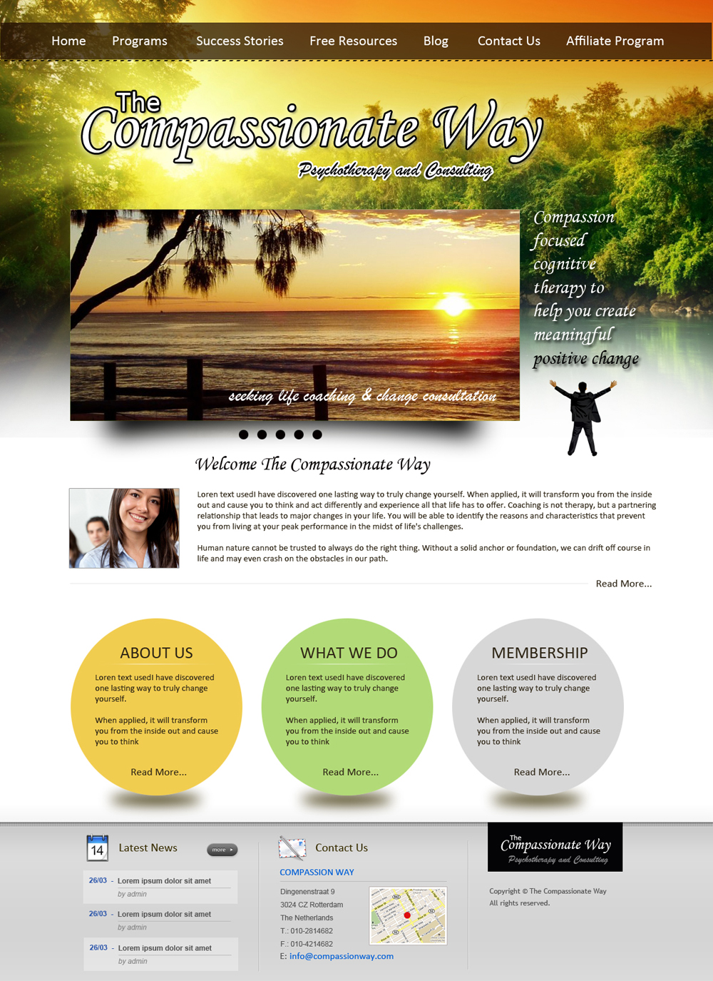 Web-Design von uk für The Compassionate Way  | Design #2051974