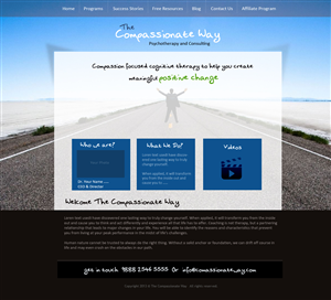 Web Design by uk for The Compassionate Way  | Design: #2059179
