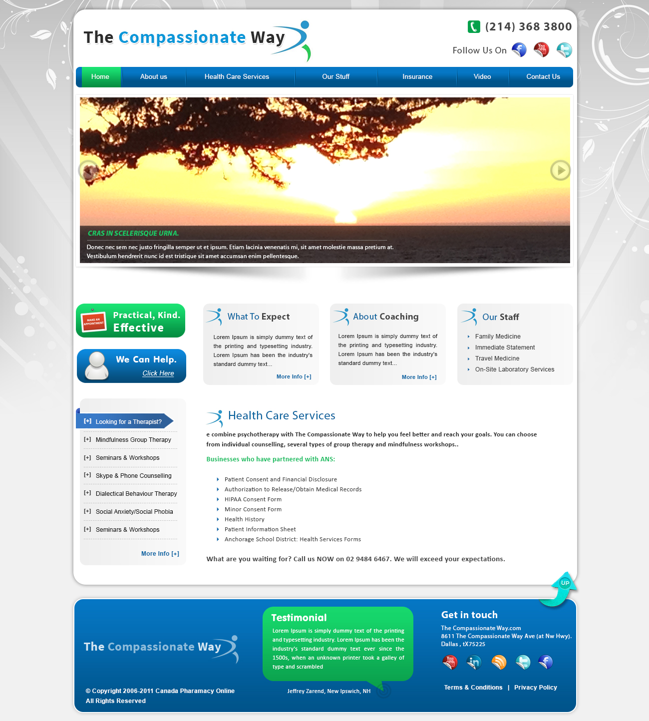 Web-Design von webxvision für The Compassionate Way  | Design #2143262