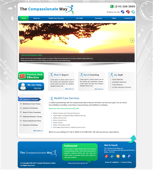 Web Design by webxvision for The Compassionate Way  | Design: #2143262