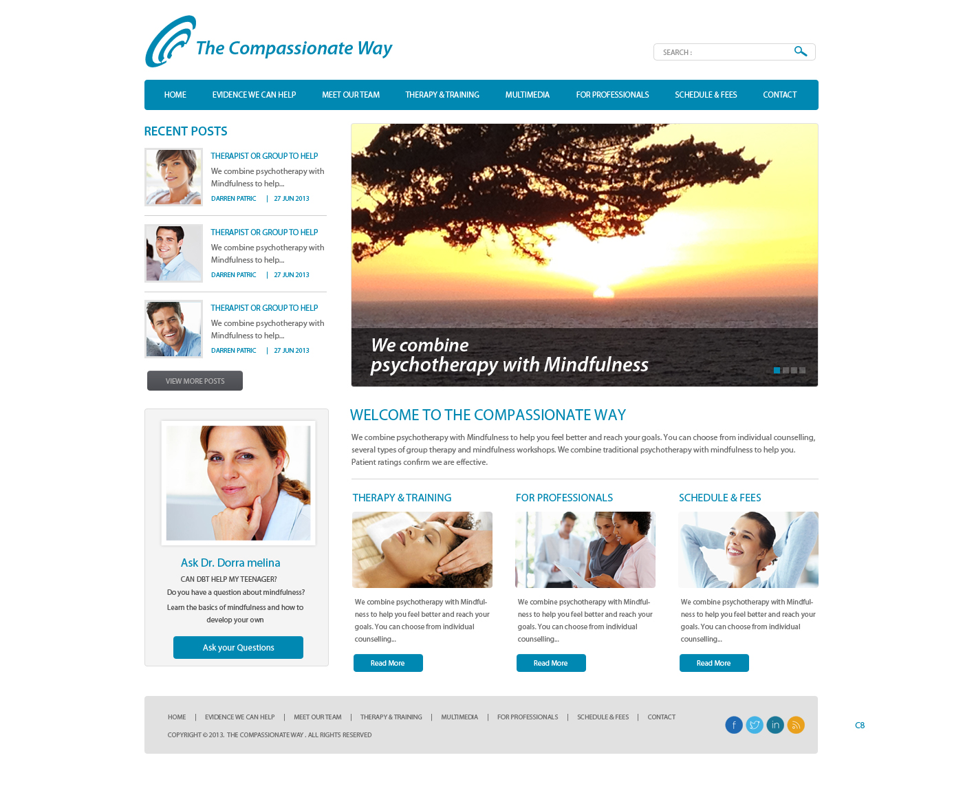 Web-Design von pb für The Compassionate Way  | Design #2121737