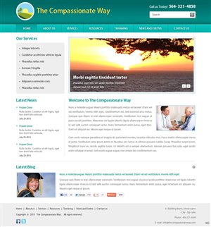 Web Design by pb for The Compassionate Way  | Design: #2128490