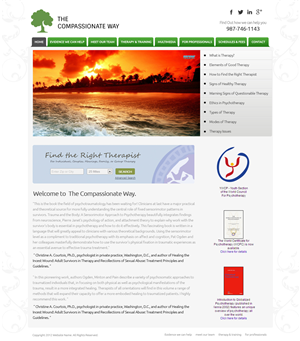 Web Design by OM for The Compassionate Way  | Design: #2150183