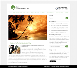 Web Design by OM for The Compassionate Way  | Design: #2150198