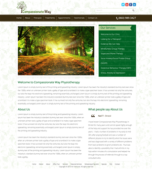 Web Design by OM for The Compassionate Way  | Design: #2153454