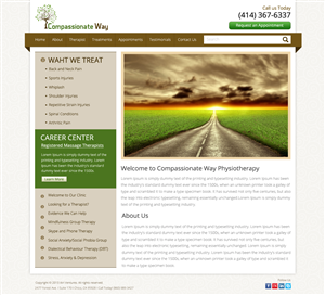 Web Design by OM for The Compassionate Way  | Design: #2153458