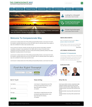 Web Design by OM for The Compassionate Way  | Design: #2153518