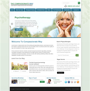 Web Design by OM for The Compassionate Way  | Design #2153523