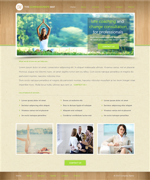 Web Design by tinthumb for The Compassionate Way  | Design: #2060144