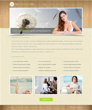 Web Design by tinthumb for The Compassionate Way  | Design: #2060154