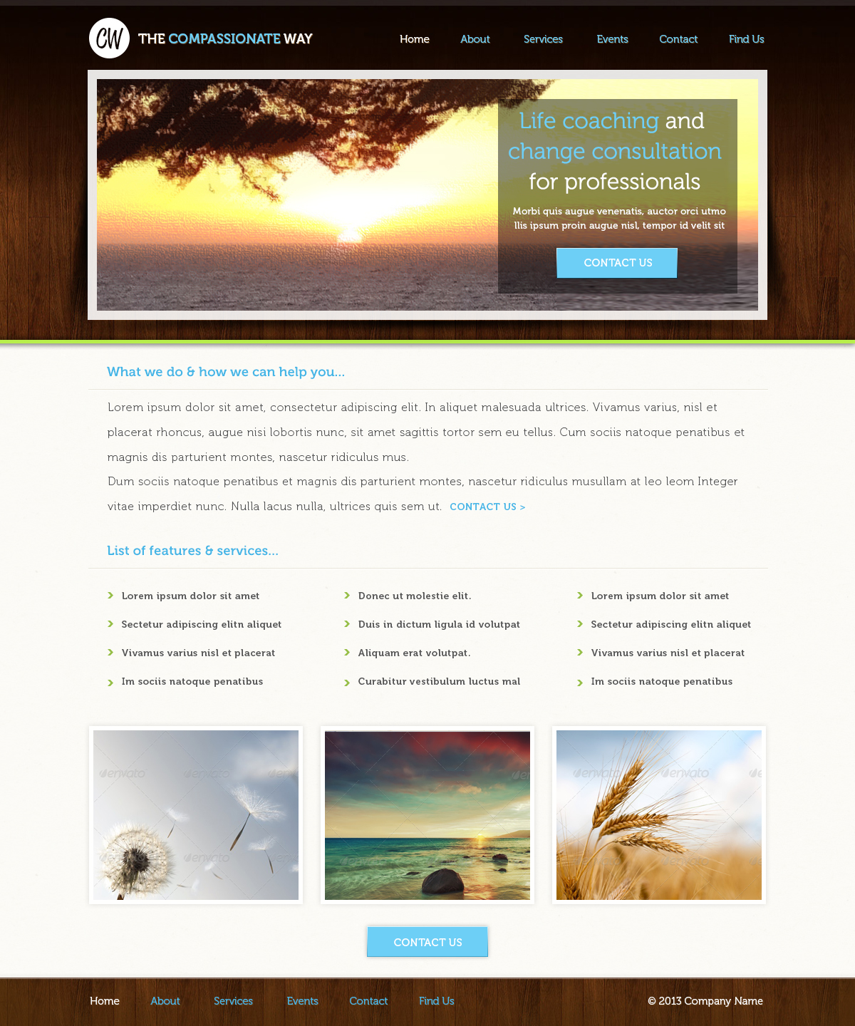 Web Design by tinthumb for The Compassionate Way  | Design #2085131