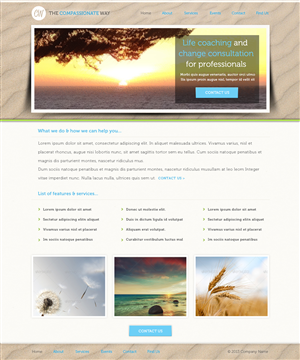 Web Design by tinthumb for The Compassionate Way  | Design: #2095500