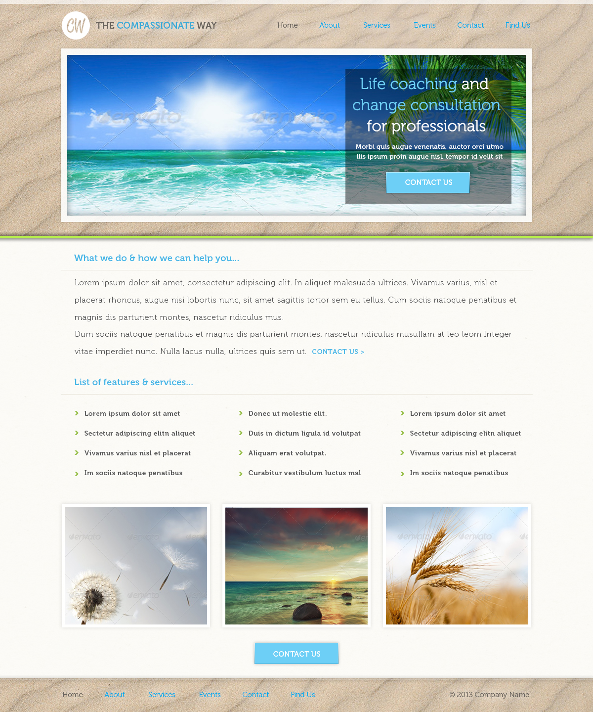 Web Design by tinthumb for The Compassionate Way  | Design #2114349