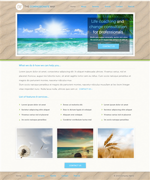 Web Design by tinthumb for The Compassionate Way  | Design: #2114349
