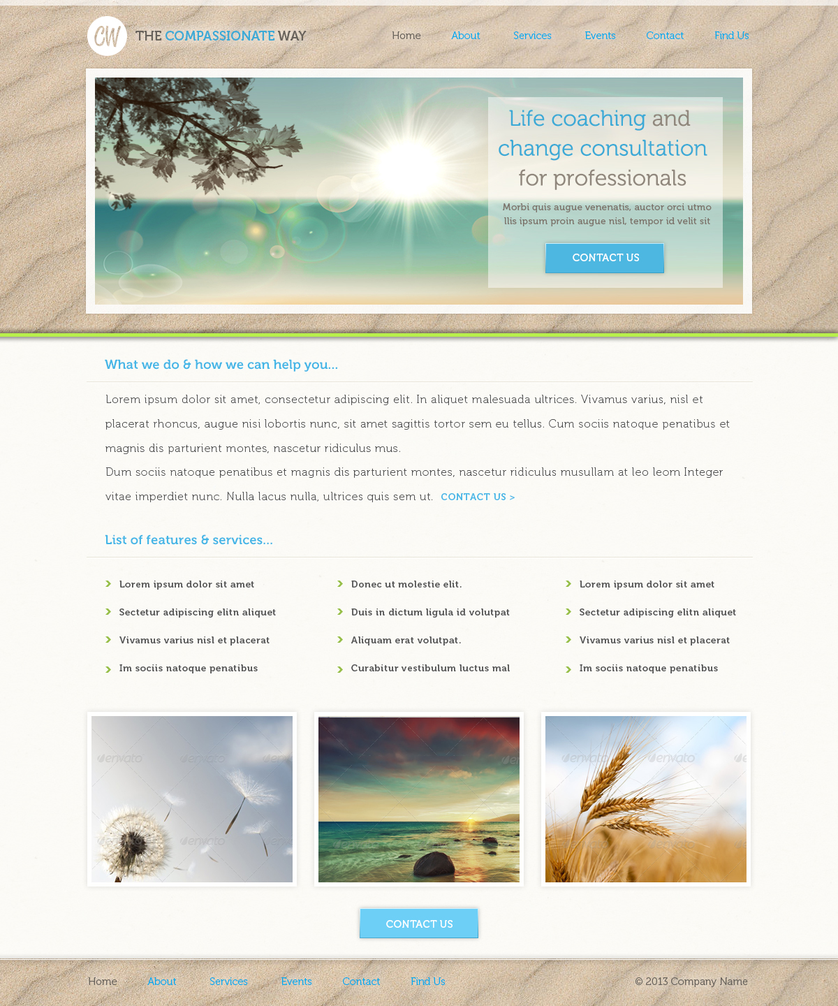 Web Design by tinthumb for The Compassionate Way  | Design #2114359