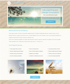 Web Design by tinthumb for The Compassionate Way  | Design: #2114359