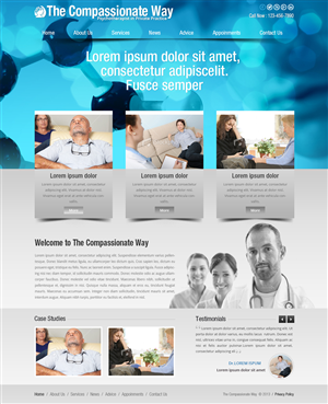 Web Design by Creative Usha for The Compassionate Way  | Design: #2128083